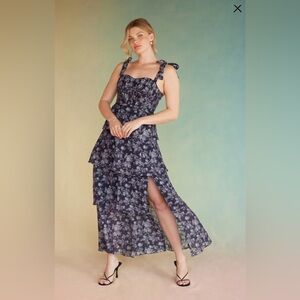 ASTR the Label Mellorie Floral Tiered Maxi Dress